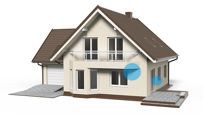 雨漏り侵入イメージ