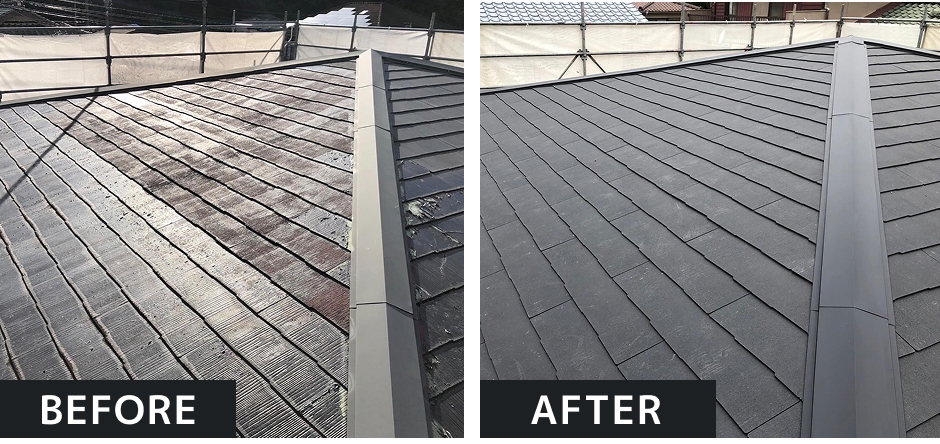 屋根葺き替え工法の施工例